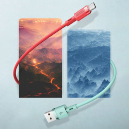 
USB laidas – USB-C 2.4A 1.2 m baltas
