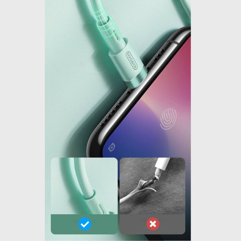 
USB laidas – USB-C 2.4A 1.2 m baltas
