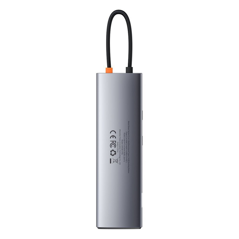 Daugiafunkcis HUB USB-C prievado replikatorius Metal Gleam 11in1 pilkas