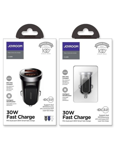 Mini greitas automobilinis įkroviklis 2x USB 30W QC SCP PD AFC juodas
 
Mini greitas automobilinis įkroviklis 2x USB 30W QC SCP PD AFC juodas