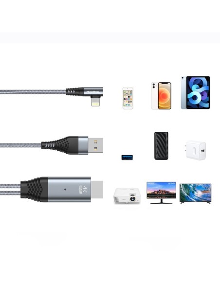 Adapteris iPhone iš Lightning į HDMI 4K USB pilka
 
Adapteris iPhone iš Lightning į HDMI 4K USB pilka