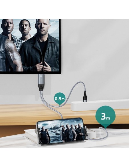 Adapteris iPhone iš Lightning į HDMI 4K USB pilka
 
Adapteris iPhone iš Lightning į HDMI 4K USB pilka