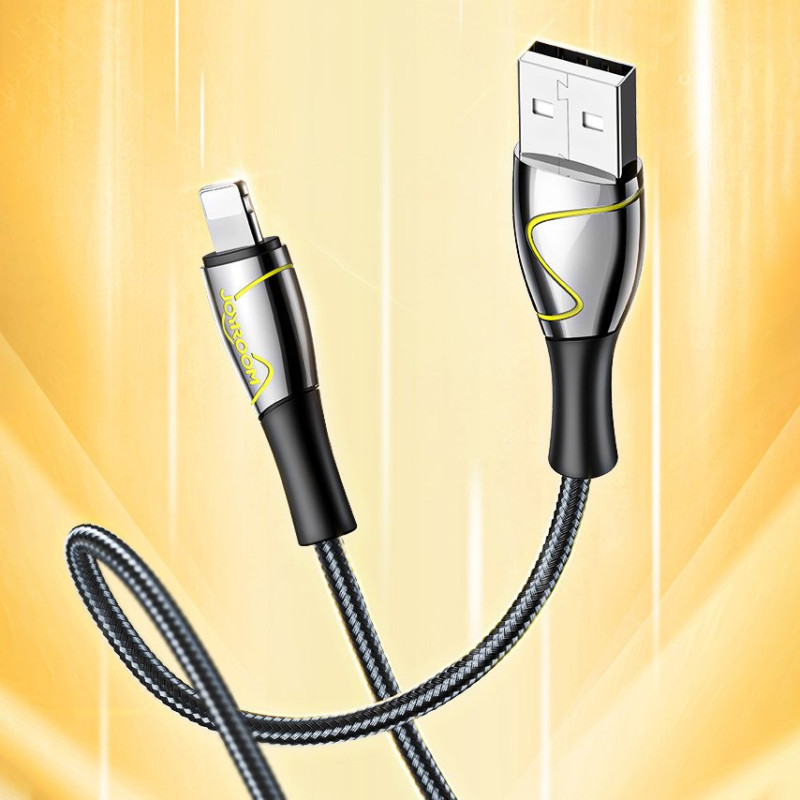 Mermaid serijos kabelis USB - USB-C 3A 2m juodas