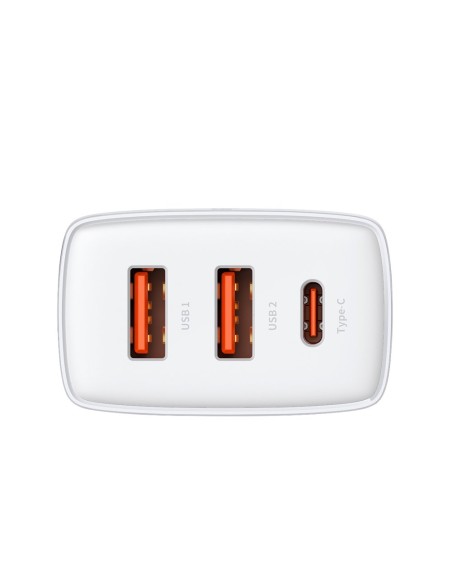 Kompaktiškas greitas sieninis įkroviklis 2x USB USB-C 30W 3A PD QC balta
 
Kompaktiškas greitas sieninis įkroviklis 2x USB USB-C 30W 3A PD QC balta
