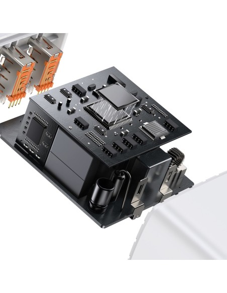 Kompaktiškas greitas sieninis įkroviklis 2x USB USB-C 30W 3A PD QC balta
 
Kompaktiškas greitas sieninis įkroviklis 2x USB USB-C 30W 3A PD QC balta