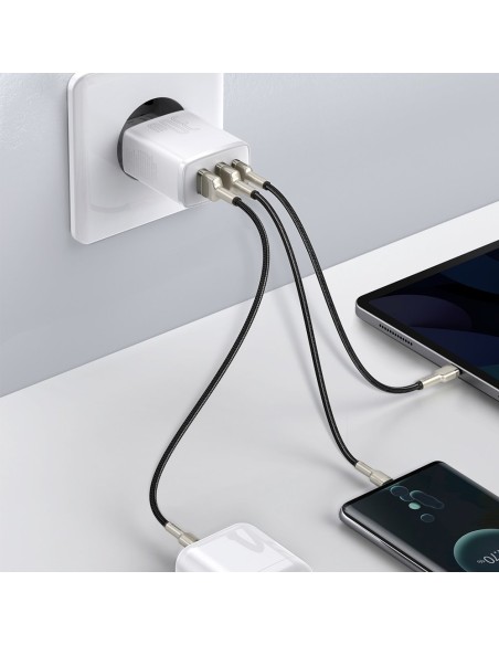 Kompaktiškas greitas sieninis įkroviklis 2x USB USB-C 30W 3A PD QC balta
 
Kompaktiškas greitas sieninis įkroviklis 2x USB USB-C 30W 3A PD QC balta