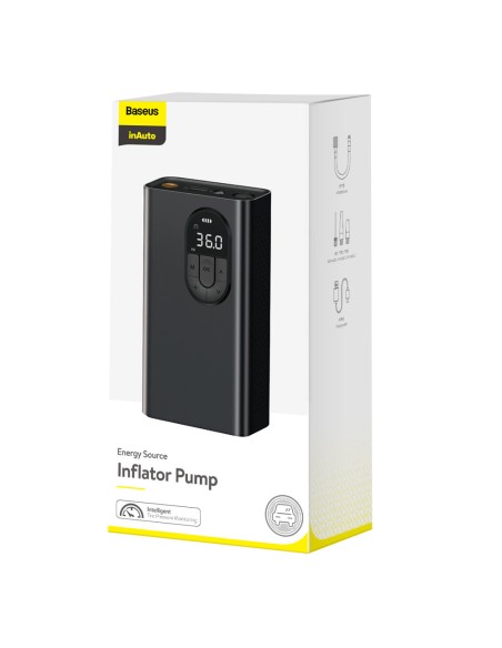 Mini autokompresorius, padangų siurblys su 2500mAh 54W baterija, juodas
 
Mini autokompresorius, padangų siurblys su 2500mAh 54W baterija, juodas