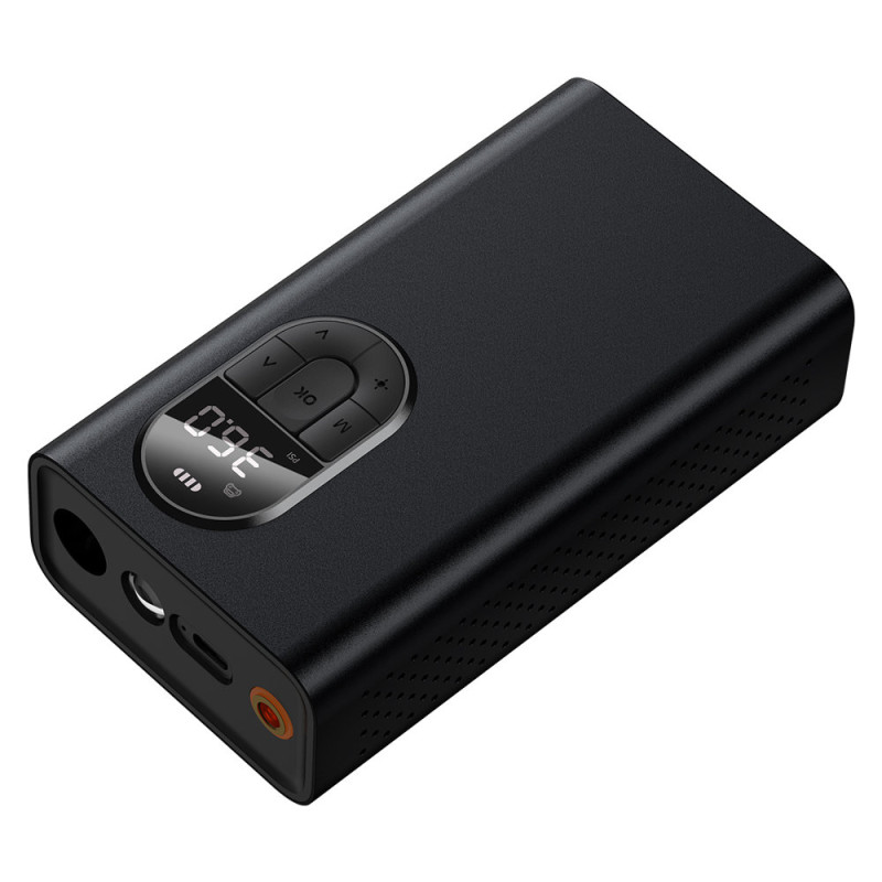 Mini autokompresorius, padangų siurblys su 2500mAh 54W baterija, juodas