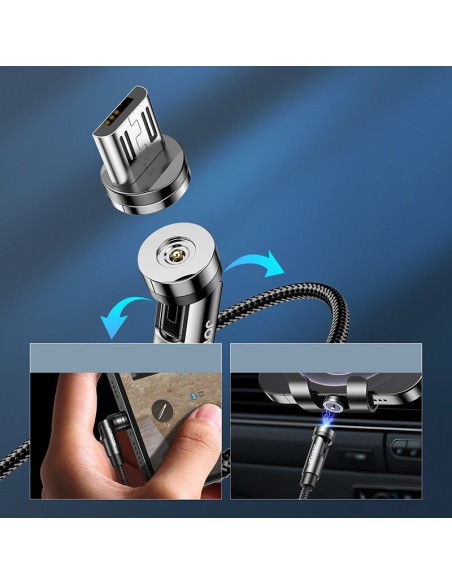 Universalus magnetinis laidas USB Lightning įkrovimo laidas USB-C microUSB 1,2m juodas
 
Universalus magnetinis laidas USB Lightning įkrovimo laidas USB-C microUSB 1,2m juodas