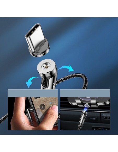 Universalus magnetinis laidas USB Lightning įkrovimo laidas USB-C microUSB 1,2m juodas
 
Universalus magnetinis laidas USB Lightning įkrovimo laidas USB-C microUSB 1,2m juodas