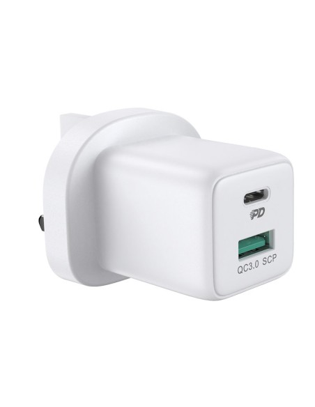 Sieninis telefono įkroviklis USB-C USB 30W PD QC 4.5A Anglų UK Kištukas Baltas
 
Sieninis telefono įkroviklis USB-C USB 30W PD QC 4.5A Anglų UK Kištukas Baltas