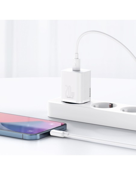 Super Si 1C greitas telefono įkroviklis USB-C 20W PD baltas
 
Super Si 1C greitas telefono įkroviklis USB-C 20W PD baltas