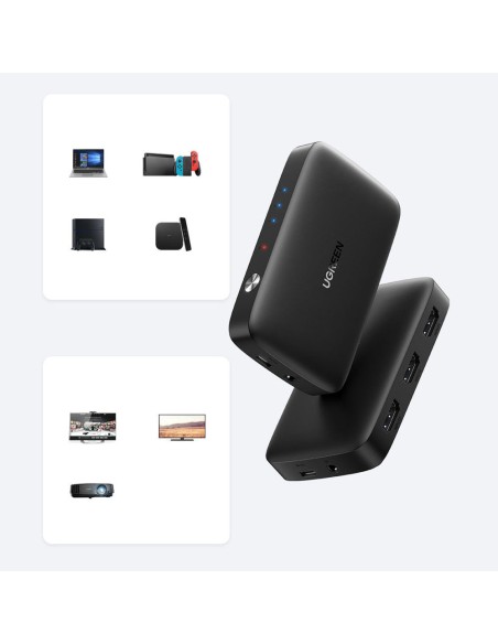Jungiklio skirstytuvo jungiklis HDMI - 3x HDMI 4K 30Hz juodas
 
Jungiklio skirstytuvo jungiklis HDMI - 3x HDMI 4K 30Hz juodas