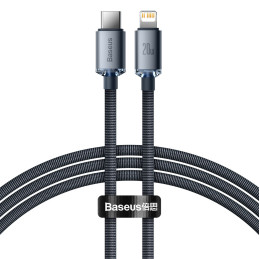 
USB - Lightning laidas greitam įkrovimui ir duomenų perdavimui, 1,2 m, juodas

