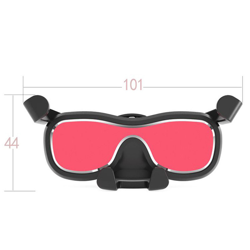 Gravity automobilinis išmaniojo telefono laikiklis orlaidei su oro gaivikliu, juodas