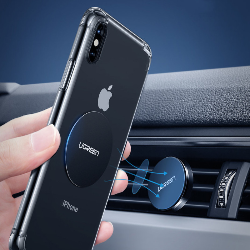 Lipnios metalinės plokštės magnetiniams automobiliniams laikikliams, pilkos spalvos