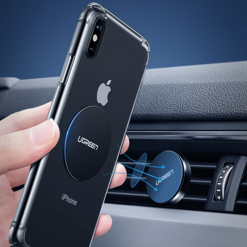 Lipnios metalinės plokštės magnetiniams automobiliniams laikikliams, pilkos spalvos