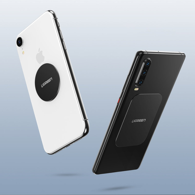 Lipnios metalinės plokštės magnetiniams automobiliniams laikikliams, pilkos spalvos