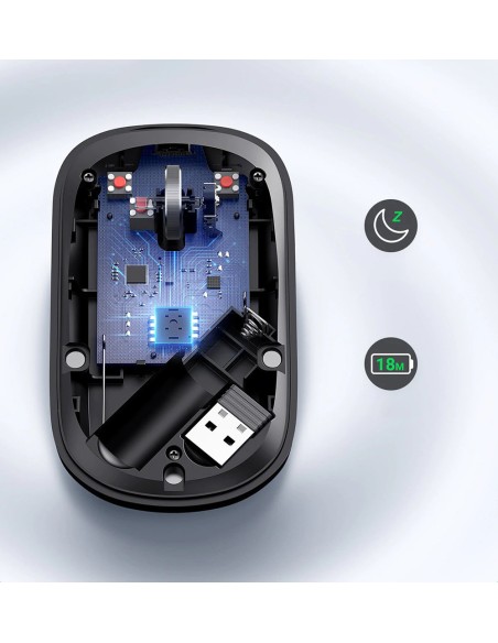 Patogi belaidė pelė USB kompiuteriui, juoda
 
Patogi belaidė pelė USB kompiuteriui, juoda