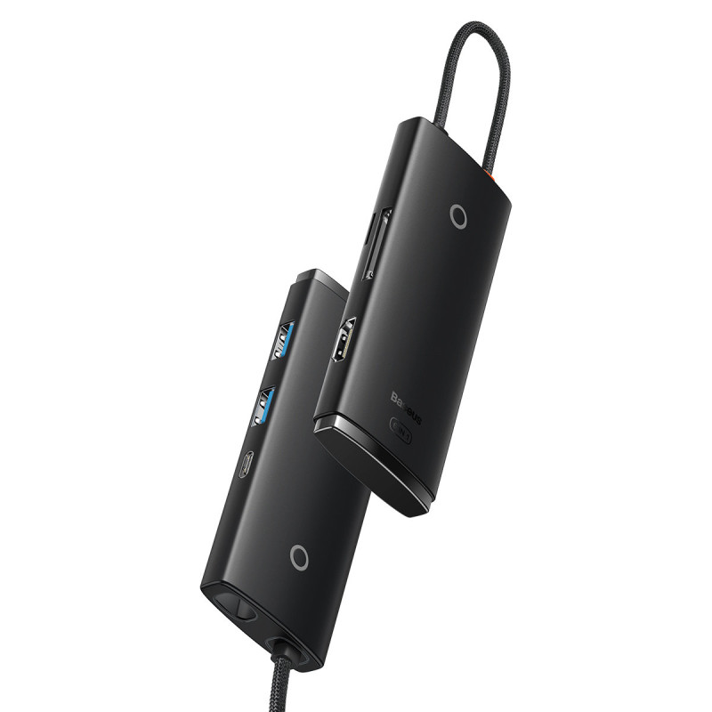 
Daugiafunkcis HUB Lite serijos USB-C 2x USB PD HDMI SD/ TF juodas
