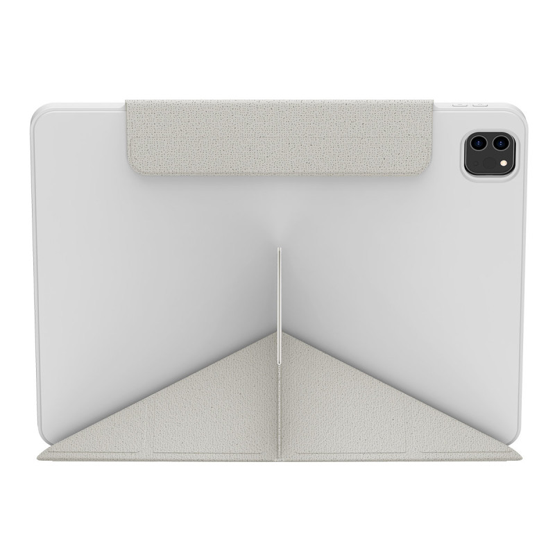 Dėklo dangtelis su stovu iPad Pro 12,9& 39 & 39 2018-2021 Safattach Y tipo baltas