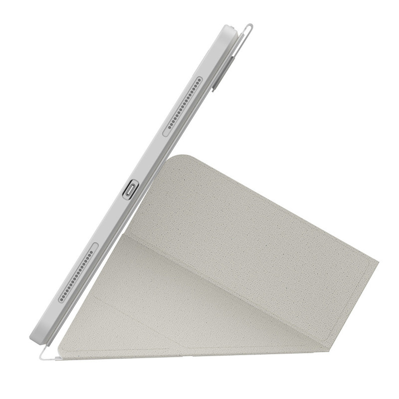 Dėklo dangtelis su stovu iPad Pro 12,9& 39 & 39 2018-2021 Safattach Y tipo baltas