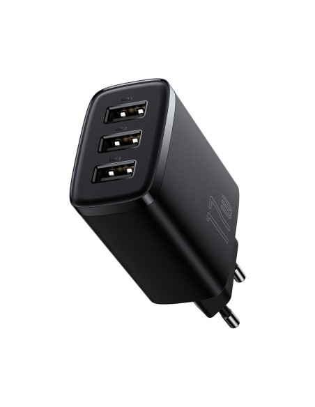 Kompaktiškas 3x USB 17W sieninis įkroviklis, juodas
 
Kompaktiškas 3x USB 17W sieninis įkroviklis, juodas