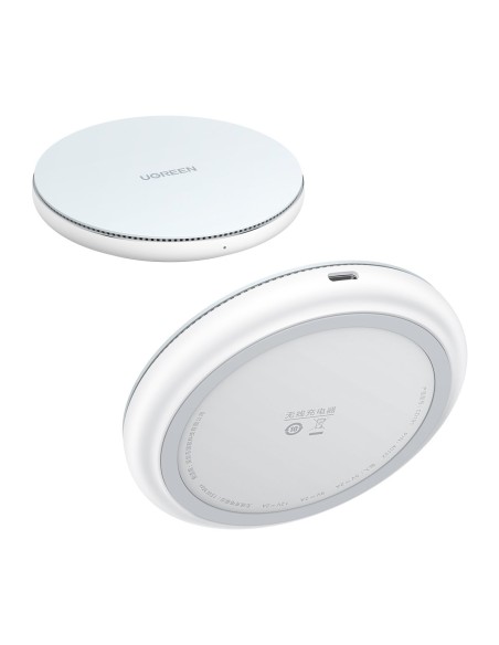 
15W Qi belaidis indukcinis įkroviklis, baltas
