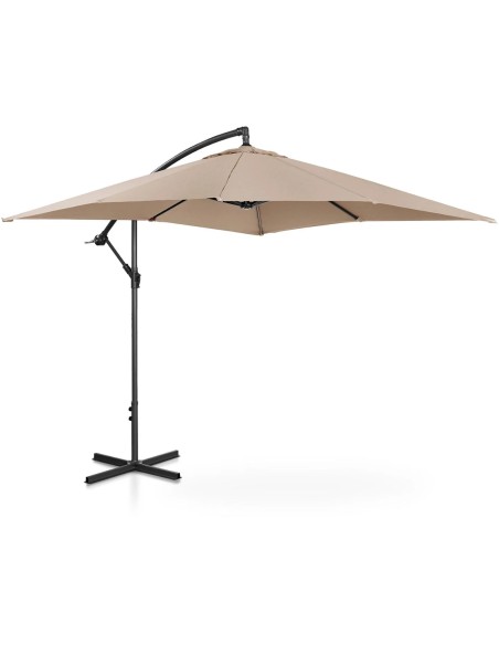 Kvadratinis konsolinis skėtis 250 x 250 cm kreminis Kvadratinis konsolinis skėtis 250 x 250 cm kreminis