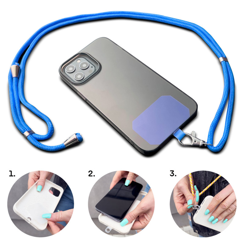 Stilinga virvė su įdėklu telefonui, PATTERN 6