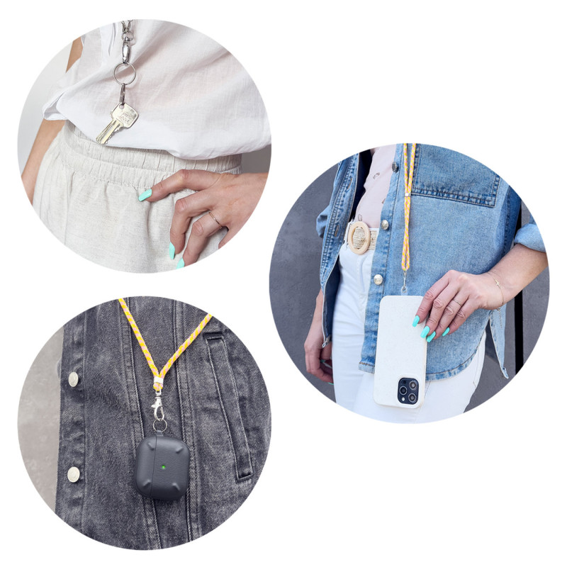 Stilinga virvė su įdėklu telefonui, PATTERN 6