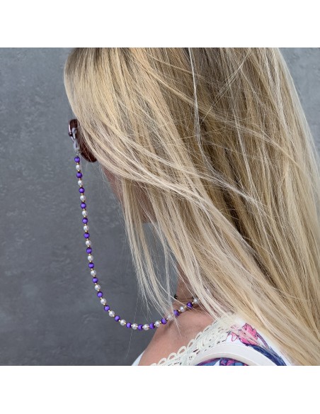 Grandininis pakabukas akiniams su violetiniais karoliukais
 
Grandininis pakabukas akiniams su violetiniais karoliukais