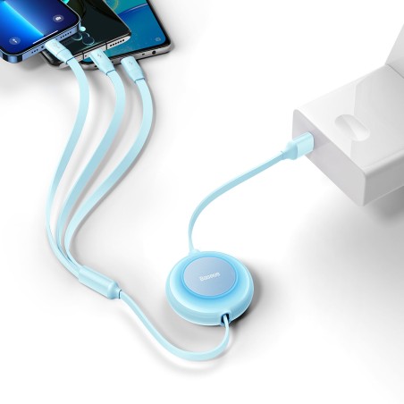 3in1 laidas su įtraukikliu USB microUSB Apple USB-C 3.5A 1.1m mėlynas
 
3in1 laidas su įtraukikliu USB microUSB Apple USB-C 3.5A 1.1m mėlynas