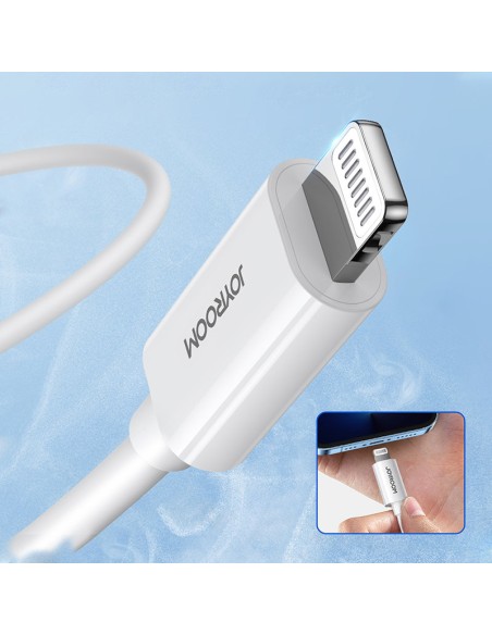 Kabelis iPhone MFi USB-C - Lightning 27W PD 2m baltas
 
Kabelis iPhone MFi USB-C - Lightning 27W PD 2m baltas
