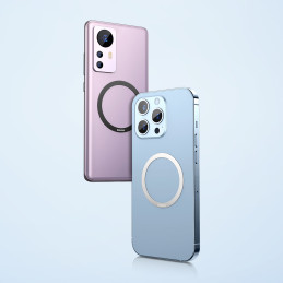 
Halo serijos magnetinis telefono žiedas, 2 vnt., sidabrinis
