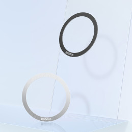 
Halo serijos magnetinis telefono žiedas, 2 vnt., juodas

