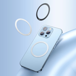 
Halo serijos magnetinis telefono žiedas, 2 vnt., juodas
