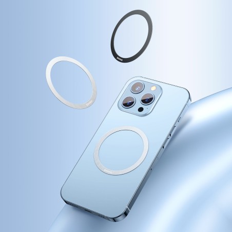 Halo serijos magnetinis telefono žiedas, 2 vnt., juodas
 
Halo serijos magnetinis telefono žiedas, 2 vnt., juodas
