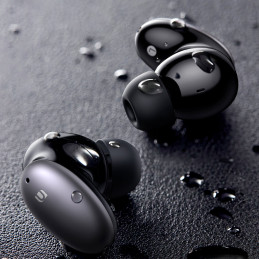 
HiTune X6 TWS Bluetooth 5.0 ANC belaidės ausinės, pilkos spalvos
