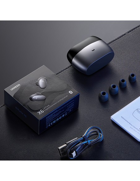 HiTune X6 TWS Bluetooth 5.0 ANC belaidės ausinės, pilkos spalvos
 
HiTune X6 TWS Bluetooth 5.0 ANC belaidės ausinės, pilkos spalvos