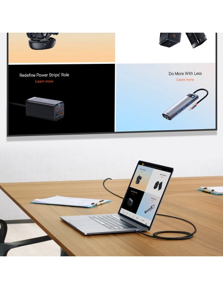 Didelės raiškos serijos USB-C – HDMI 2.0 4K 60Hz adapterio laidas, 2 m juodas
 
Didelės raiškos serijos USB-C – HDMI 2.0 4K 60Hz adapterio laidas, 2 m juodas