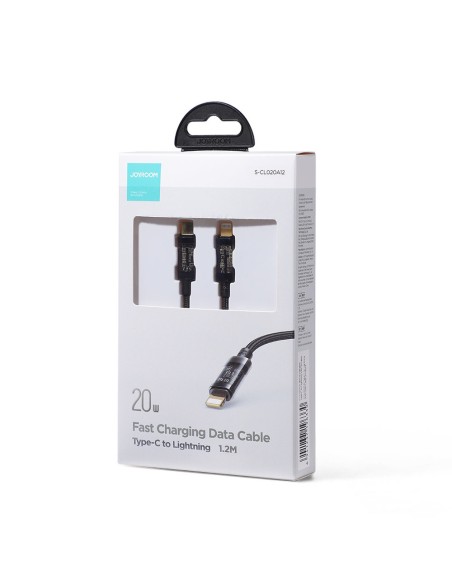 Pintas kabelis iPhone USB-C - Lightning PD 20W 1,2m juodas
 
Pintas kabelis iPhone USB-C - Lightning PD 20W 1,2m juodas
