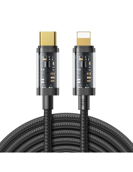 Pintas kabelis iPhone USB-C - Lightning PD 20W 2m juodas
 
Pintas kabelis iPhone USB-C - Lightning PD 20W 2m juodas
