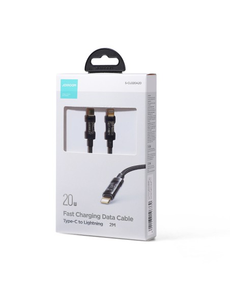 Pintas kabelis iPhone USB-C - Lightning PD 20W 2m juodas
 
Pintas kabelis iPhone USB-C - Lightning PD 20W 2m juodas