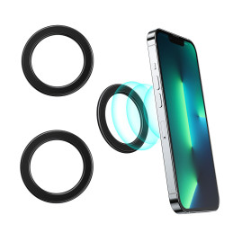 
Magnetinis žiedo laikiklis išmaniajam telefonui, planšetei, telefonui, juodas RINKINYS iš 2 vnt.

