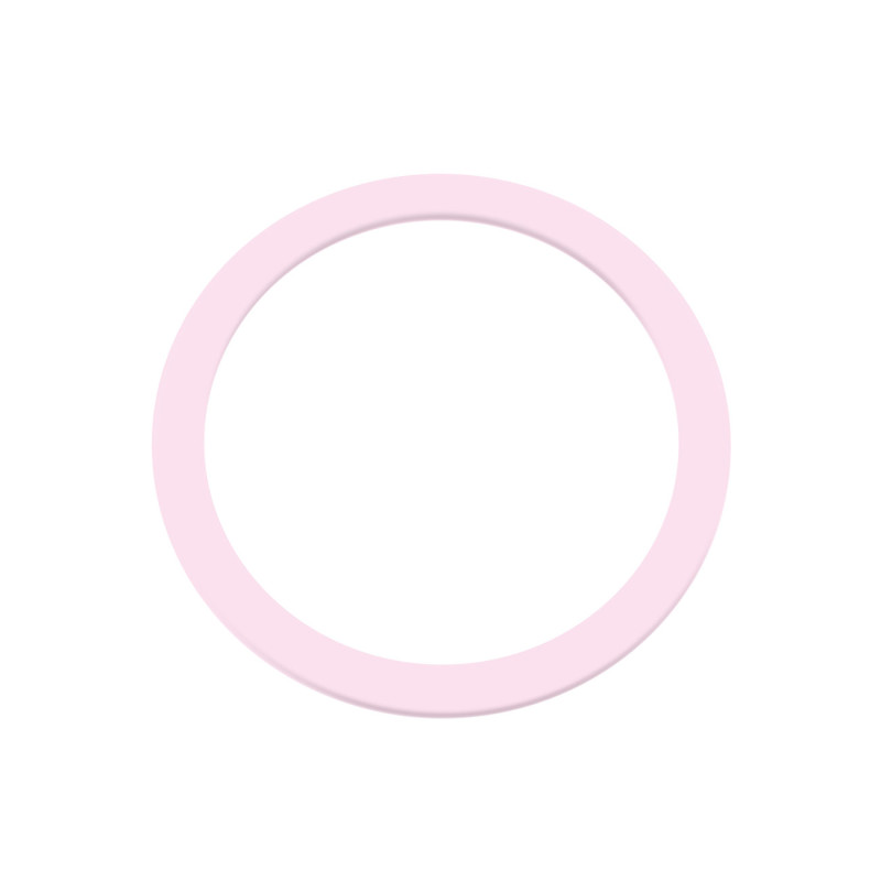 Rožinis metalinis magnetinis žiedas išmaniajam telefonui