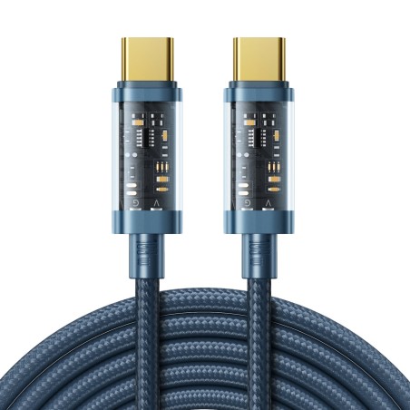 Tvirtas pintas kabelis USB-C 100W 2m mėlynas
 
Tvirtas pintas kabelis USB-C 100W 2m mėlynas