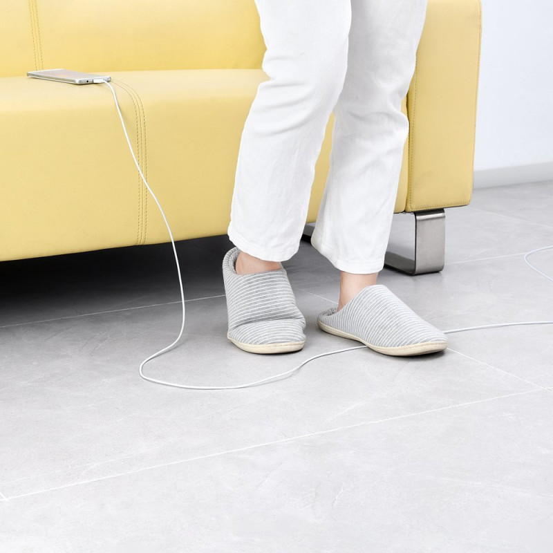 Puikus kabelis USB microUSB laidas greitam įkrovimui 2A 1m baltas