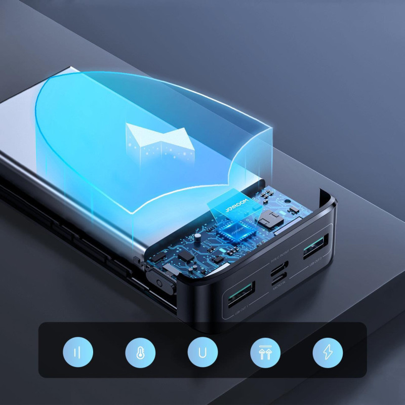 Powerbank 20000mAh 22,5W PD QC3.0 AFC juoda