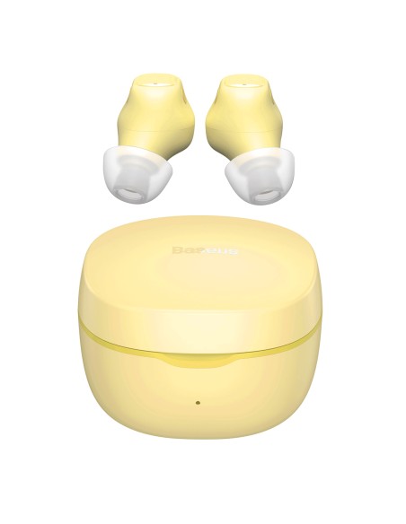 Encok WM01 TWS Bluetooth 5.3 į ausis įdedamos belaidės ausinės geltonos spalvos Encok WM01 TWS Bluetooth 5.3 į ausis įdedamos belaidės ausinės geltonos spalvos